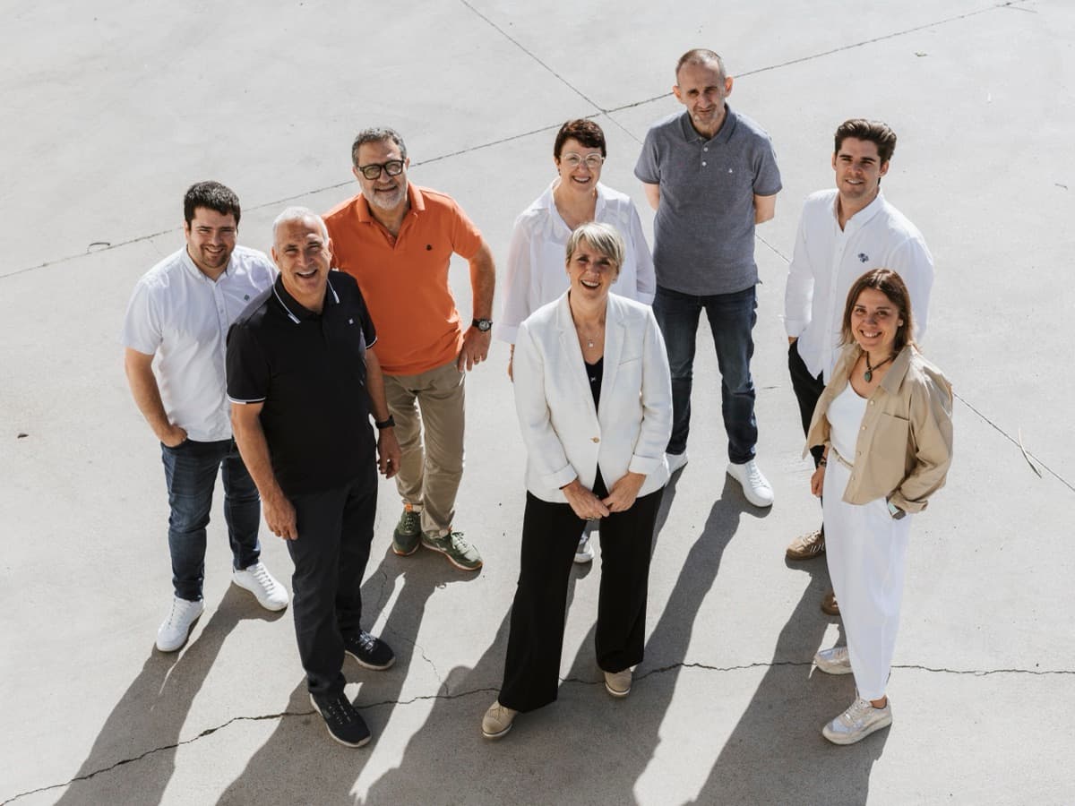 The Seber Logístics administration team, seen from above